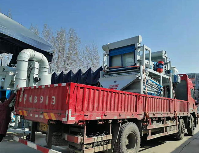 5XFZ-40M型種子精選機裝車